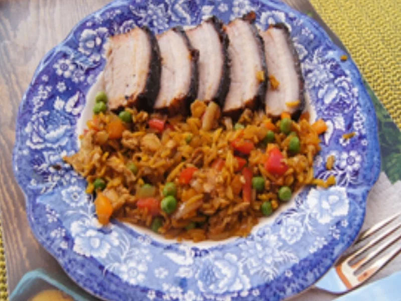 Thailändischer Schweinebauch mit Eier-Gemüse-Bratreis - Rezept - Bild Nr. 19