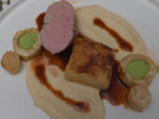 Kalbsfilet mit Erbsenmayonnaise und Erdäpfelgratin - Rezept - Bild Nr. 2