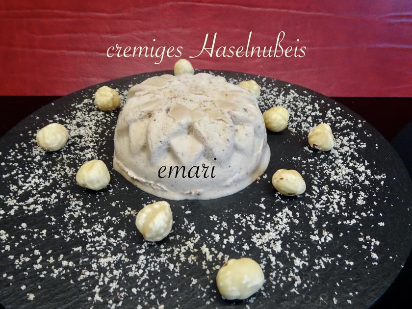 cremiges Haselnuß Eis - Rezept mit Bild - kochbar.de