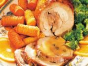 Putenrolle mit Orangenkruste - Rezept