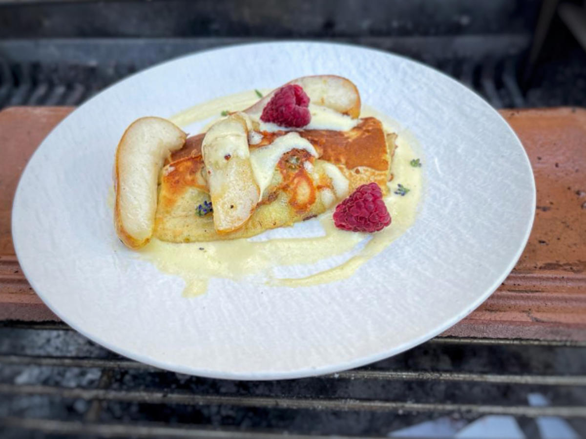 Birne Und Gorgonzola Im Dachziegel Gebacken Oliver Pocher Rezept