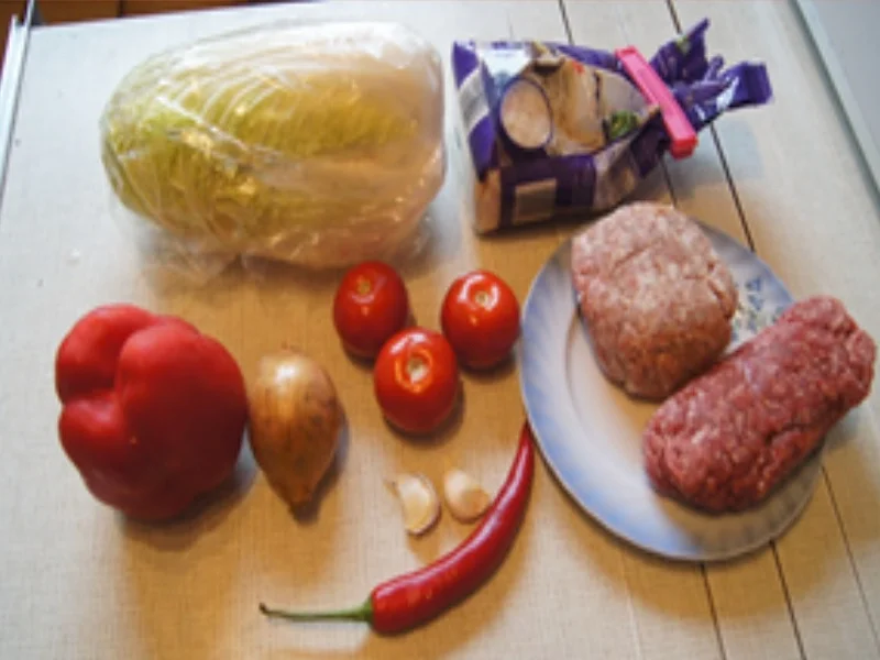 Paprika-Chinakohl-Hack-Pfanne - Rezept - Bild Nr. 16043