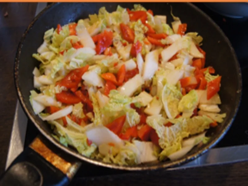 Paprika-Chinakohl-Hack-Pfanne - Rezept - Bild Nr. 16052