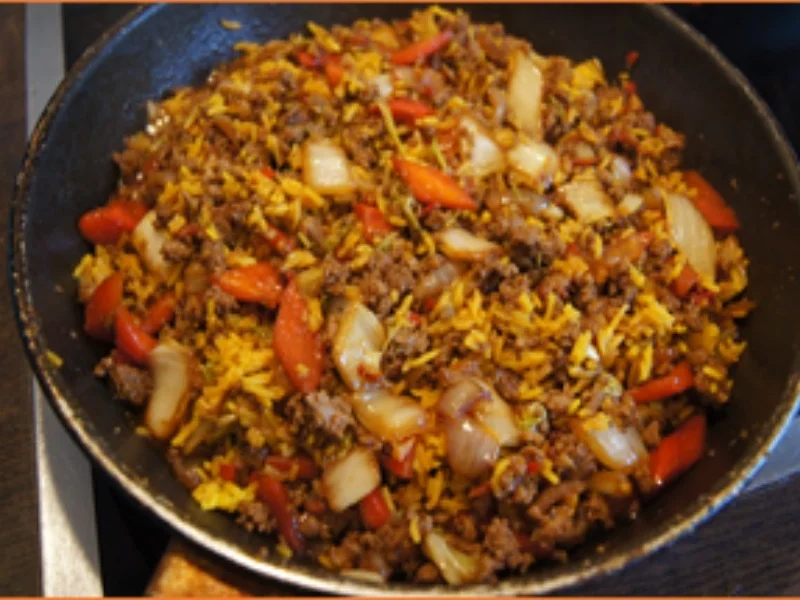 Paprika-Chinakohl-Hack-Pfanne - Rezept - Bild Nr. 16057