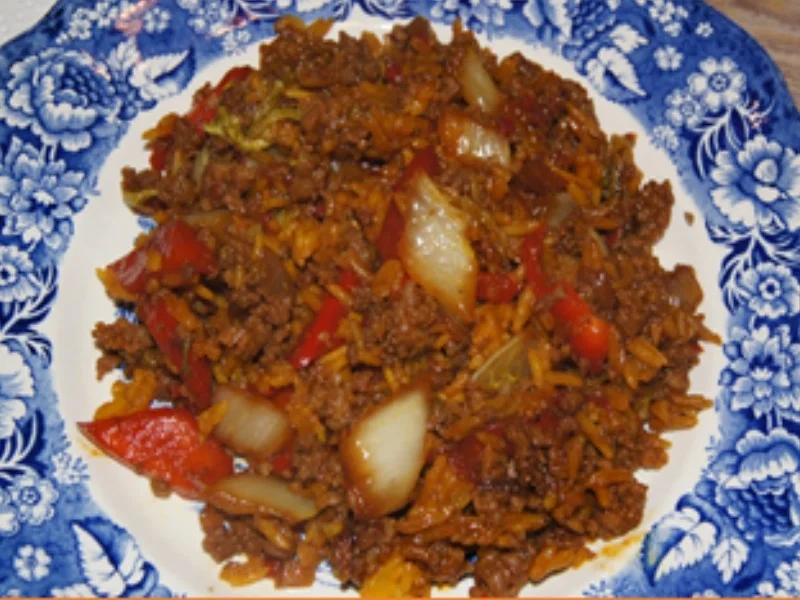 Paprika-Chinakohl-Hack-Pfanne - Rezept - Bild Nr. 16058