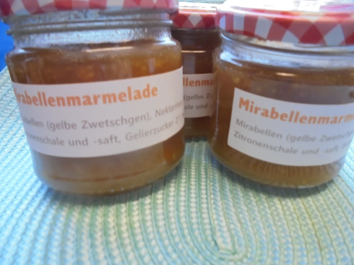 Mirabellen Marmelade (Gelbe Zwetschge) - Rezept - Bild Nr. 2