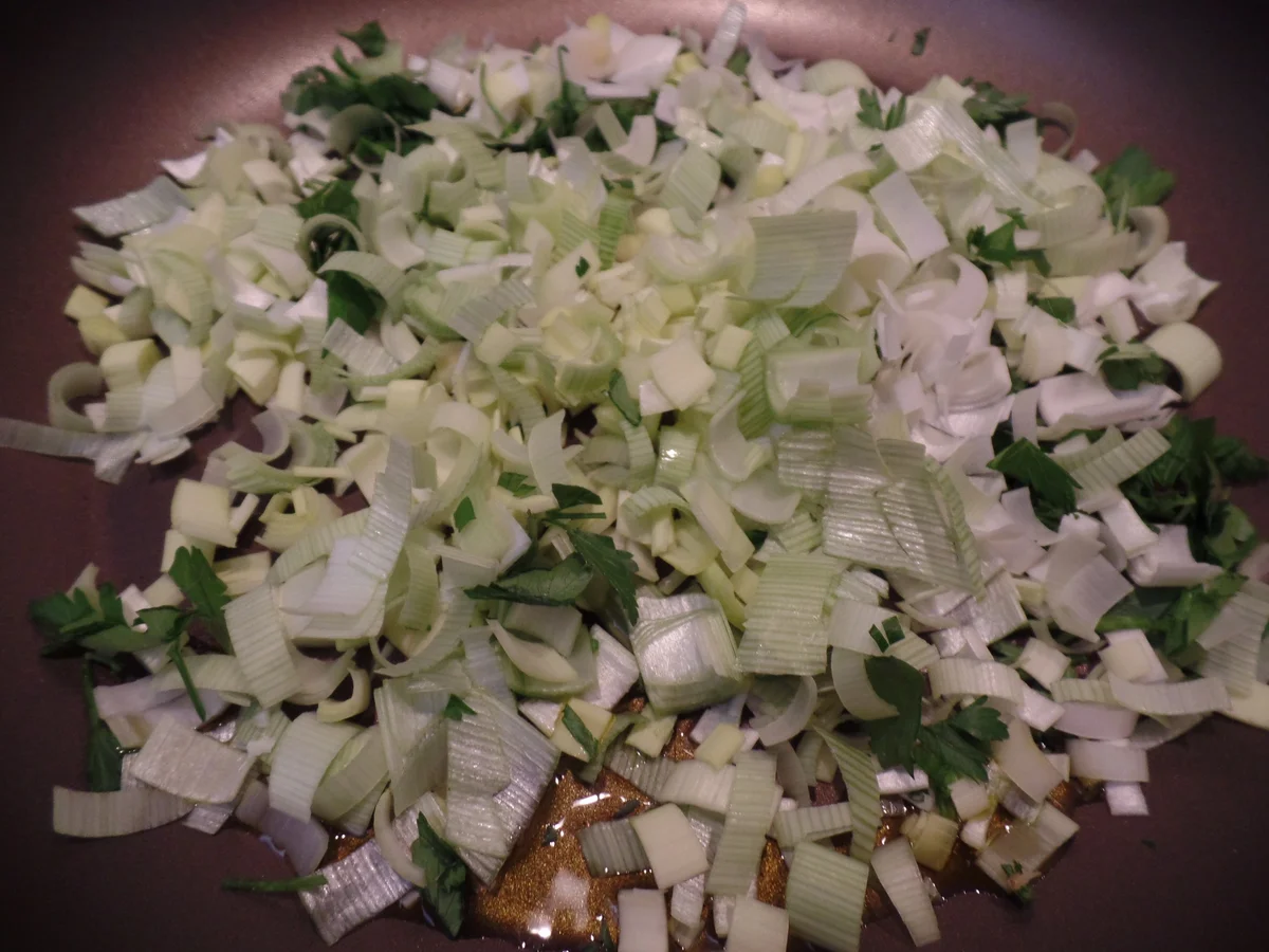 Tagliatelle mit Lauch-Petersilien-Carbonara - Rezept - Bild Nr. 16048