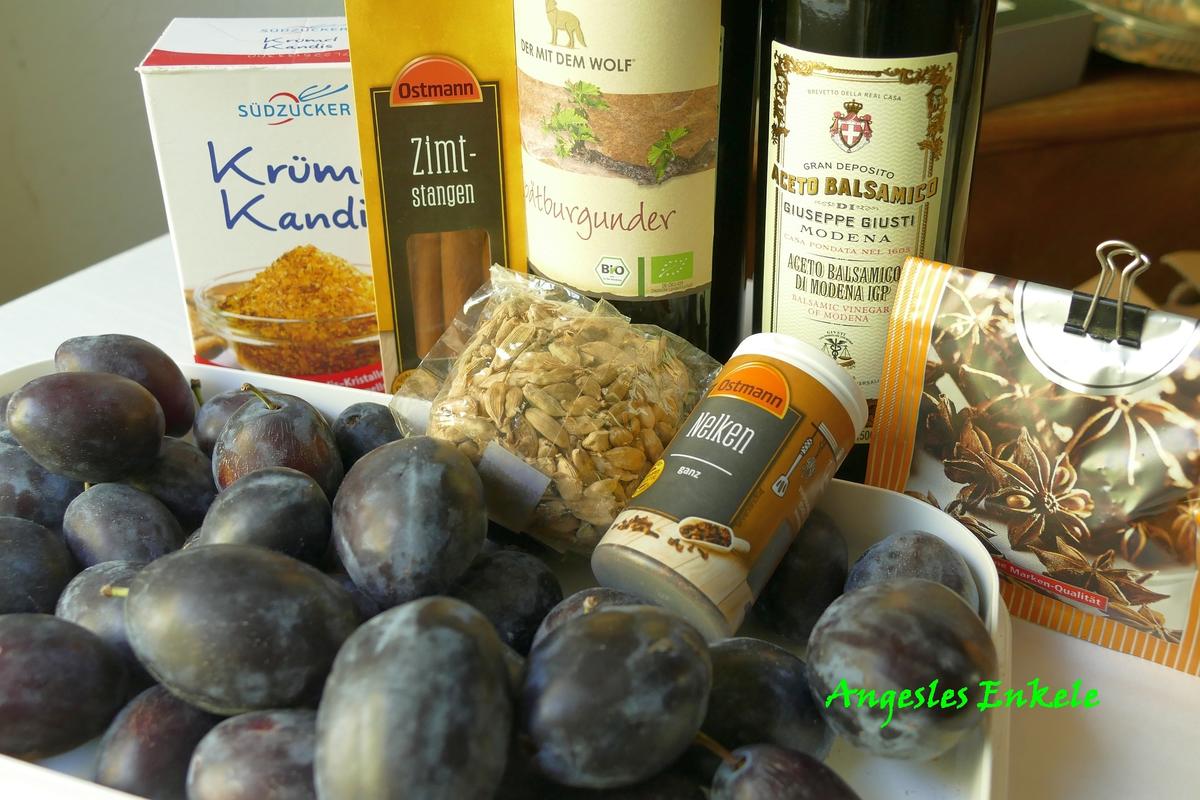 Zwetschgen in Rotwein und Balsamico - Rezept - Bild Nr. 2