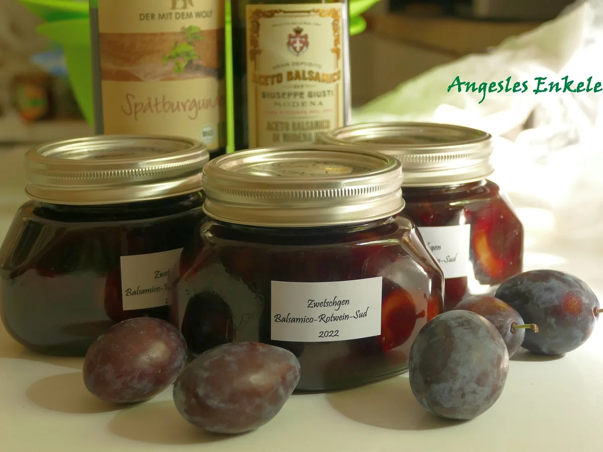 Zwetschgen in Rotwein und Balsamico - Rezept - Bild Nr. 6