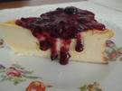 Käsekuchen ohne Boden mit Blaubeer-Püree - Rezept - Bild Nr. 16044
