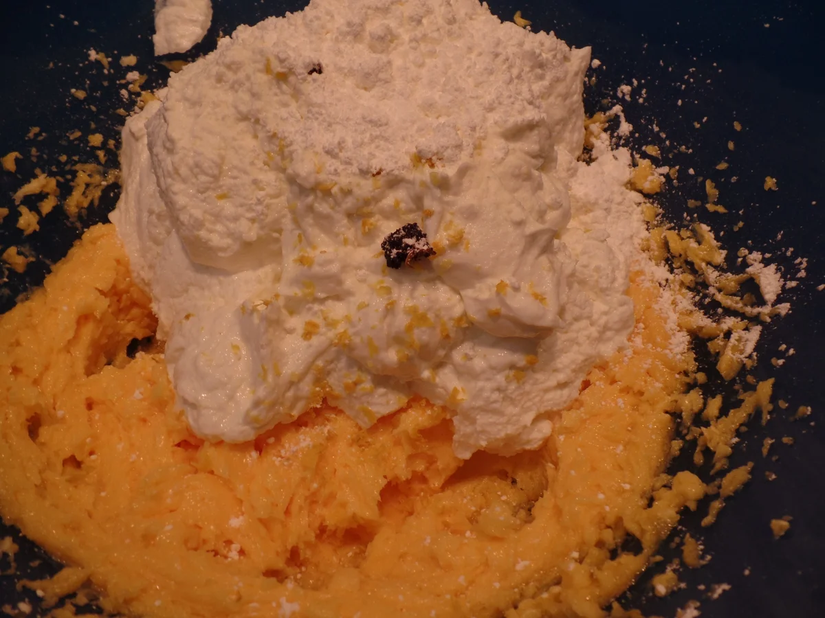 Käsekuchen ohne Boden mit Blaubeer-Püree - Rezept - Bild Nr. 16049