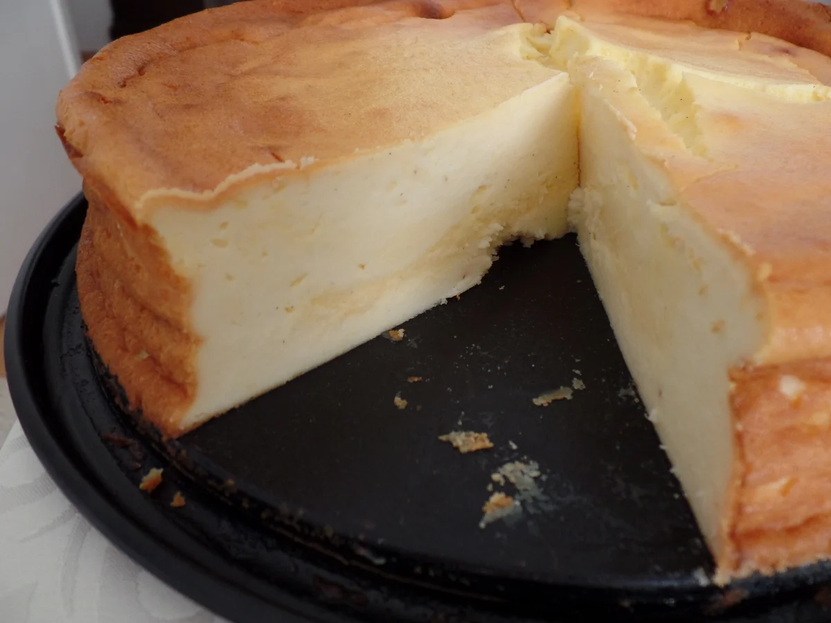 Käsekuchen ohne Boden mit Blaubeer-Püree - Rezept - Bild Nr. 16056