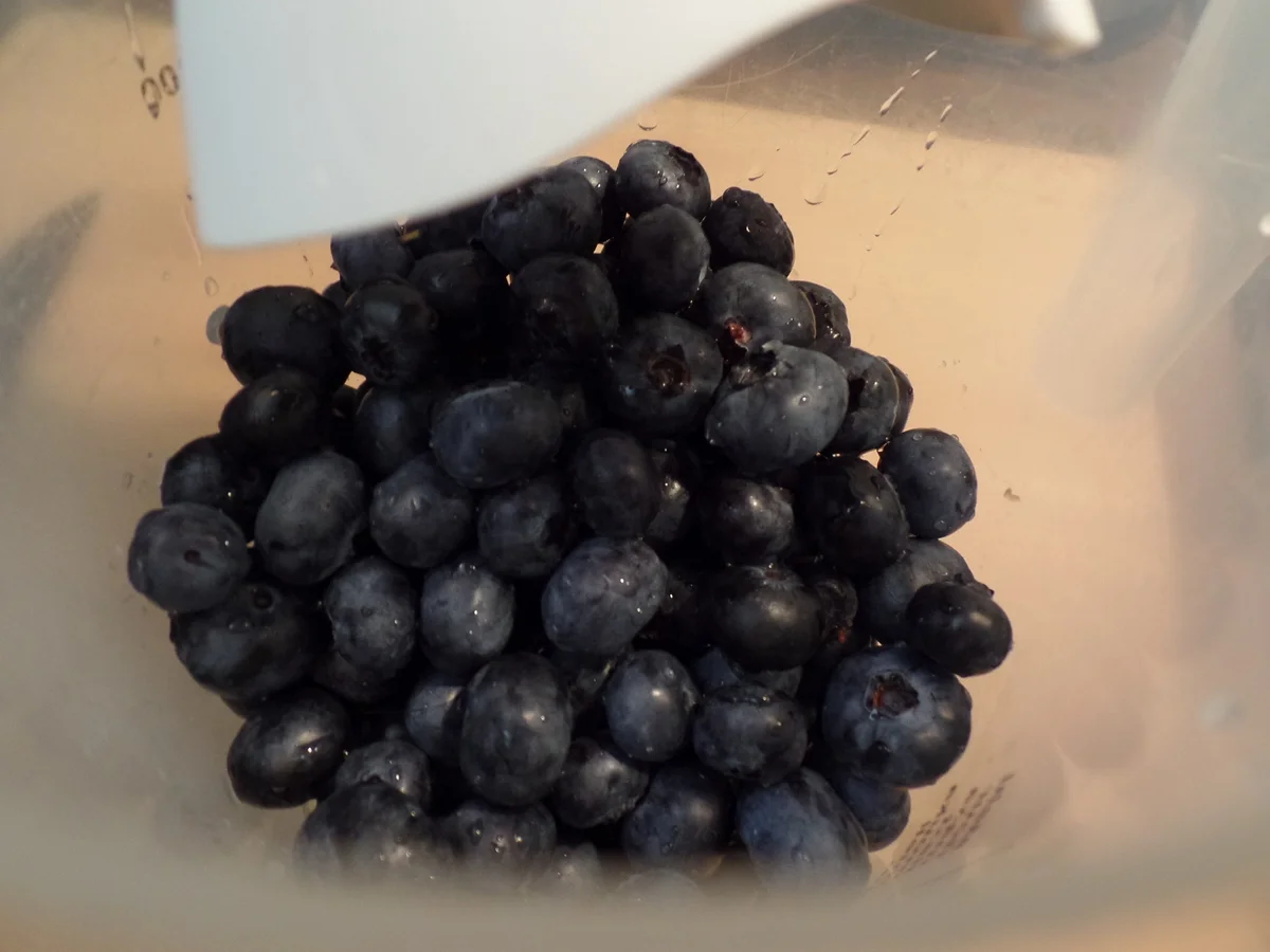 Käsekuchen ohne Boden mit Blaubeer-Püree - Rezept - Bild Nr. 16057