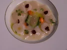 Rezept: Jakobsmuschel Ceviche, gepickeltes Gemüse und Zwiebelkaviar Bild Nr. 16044 Jakobsmuschel Ceviche, gepickeltes Gemüse und Zwiebelkaviar - Rezept - Bild Nr. 16044