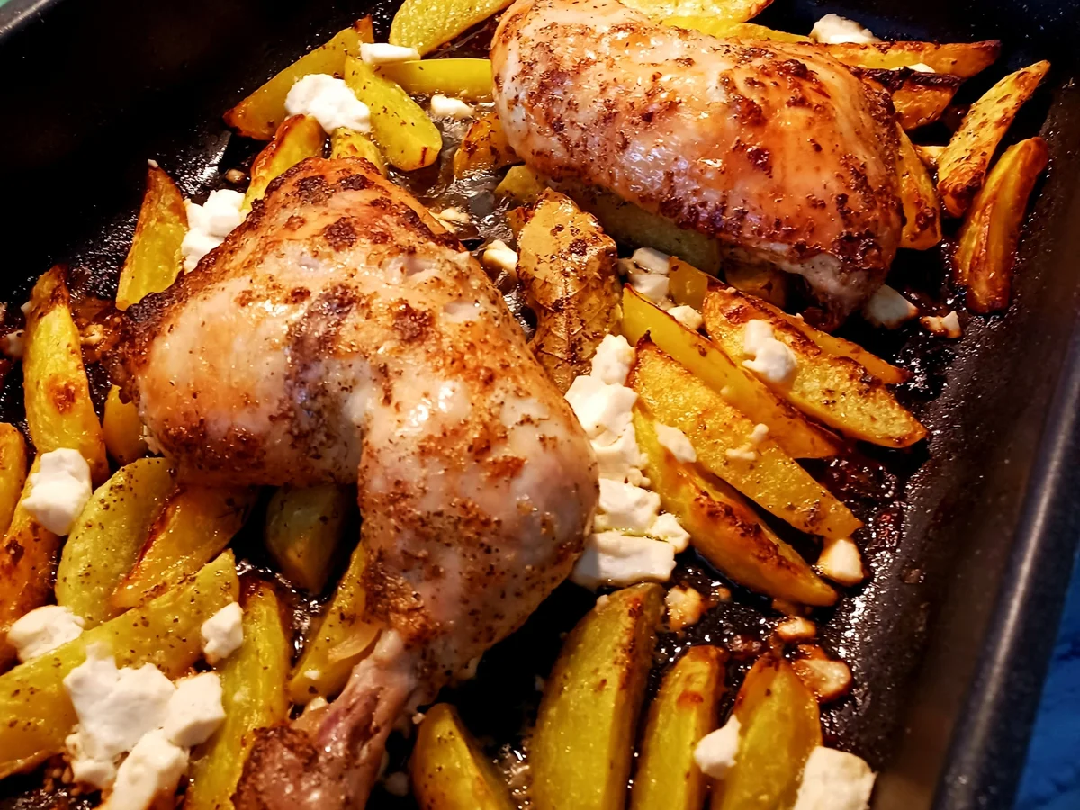 Hähnchen nach griechischer Art - Rezept - Bild Nr. 16050