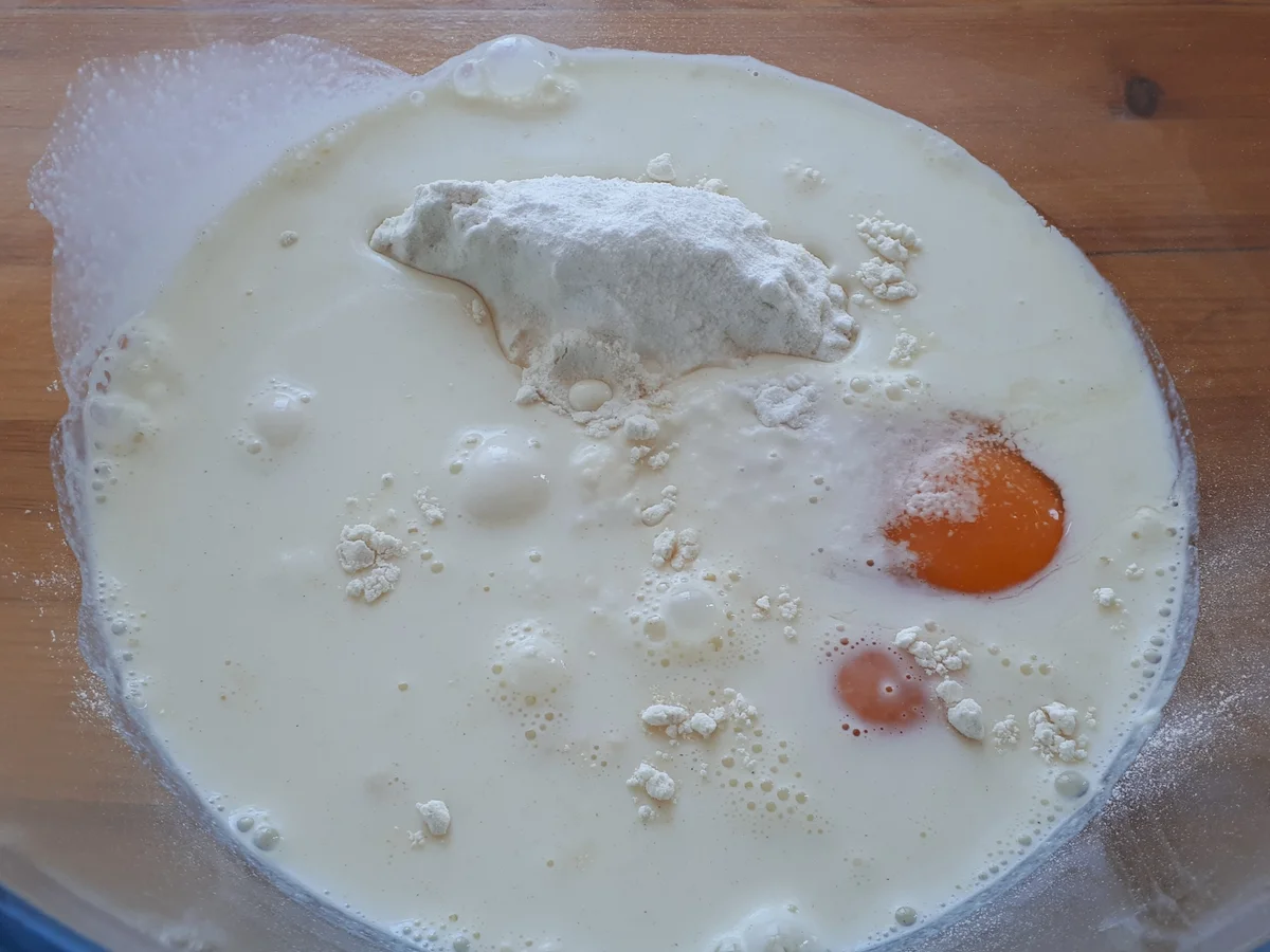 Rezept: Oma's Trommelkuchen mit einer Sirupsosse Bild Nr. 16062 Oma's Trommelkuchen mit einer Sirupsosse - Rezept - Bild Nr. 16062