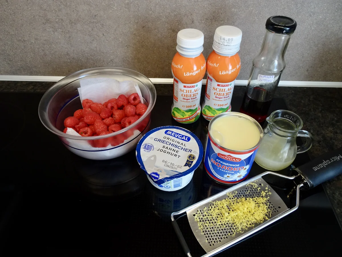 Rezept: Himbeereis - cremig und fruchtig Bild Nr. 16055 Himbeereis - cremig und fruchtig - Rezept - Bild Nr. 16055