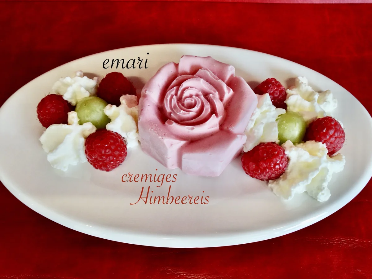 Rezept: Himbeereis - cremig und fruchtig Bild Nr. 16056 Himbeereis - cremig und fruchtig - Rezept - Bild Nr. 16056