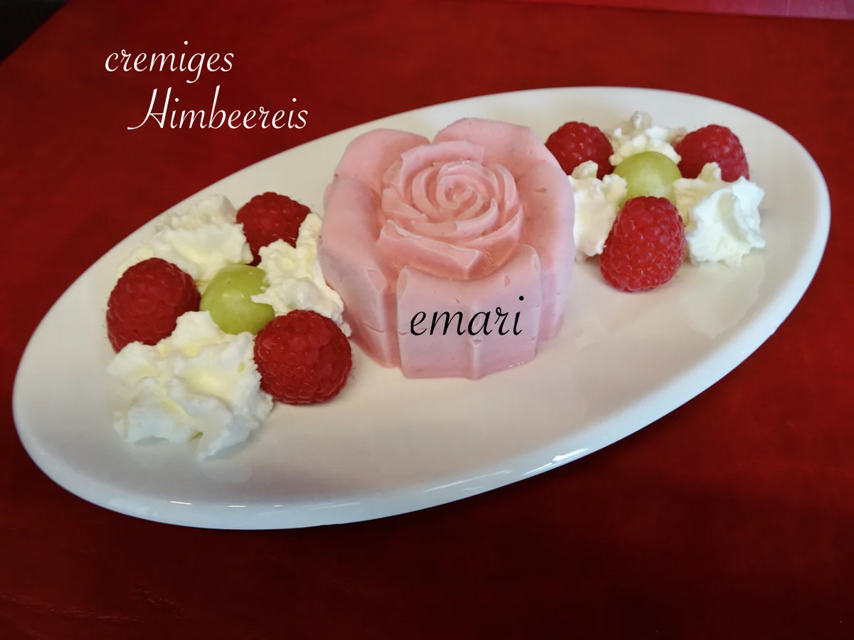 Rezept: Himbeereis - cremig und fruchtig Bild Nr. 16057 Himbeereis - cremig und fruchtig - Rezept - Bild Nr. 16057