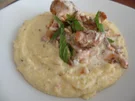 Cremige Polenta mit Pfifferlingen-Rahm-Sauce - Rezept - Bild Nr. 16046