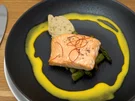 Lachs auf Gemüse mit Baguette und Safransoße - Rezept - Bild Nr. 16046