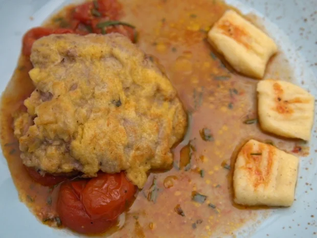 Piccata und Gnocci mit Ofentomaten - Rezept - Bild Nr. 16048