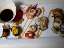 Sushi ohne Fisch mit exotischem Salat - Rezept - Bild Nr. 16049
