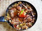 Geschmorte Hühnerschenkel in würziger Sauce - Rezept - Bild Nr. 16049