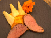 Rinderfilet mit Süßkartoffelpüree und Pastinaken - Rezept - Bild Nr. 2
