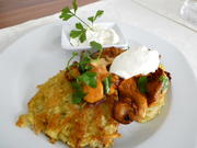 Kartoffel-Rösti mit Pfifferlingen - Rezept - Bild Nr. 16049