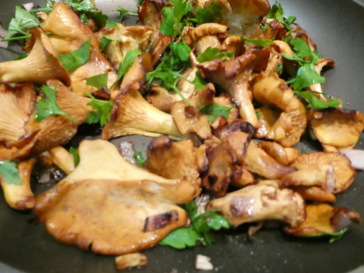 Kartoffel-Rösti mit Pfifferlingen - Rezept - Bild Nr. 16056