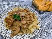 Champignonsahnesoße mit  Medaillons - Rezept - Bild Nr. 16059
