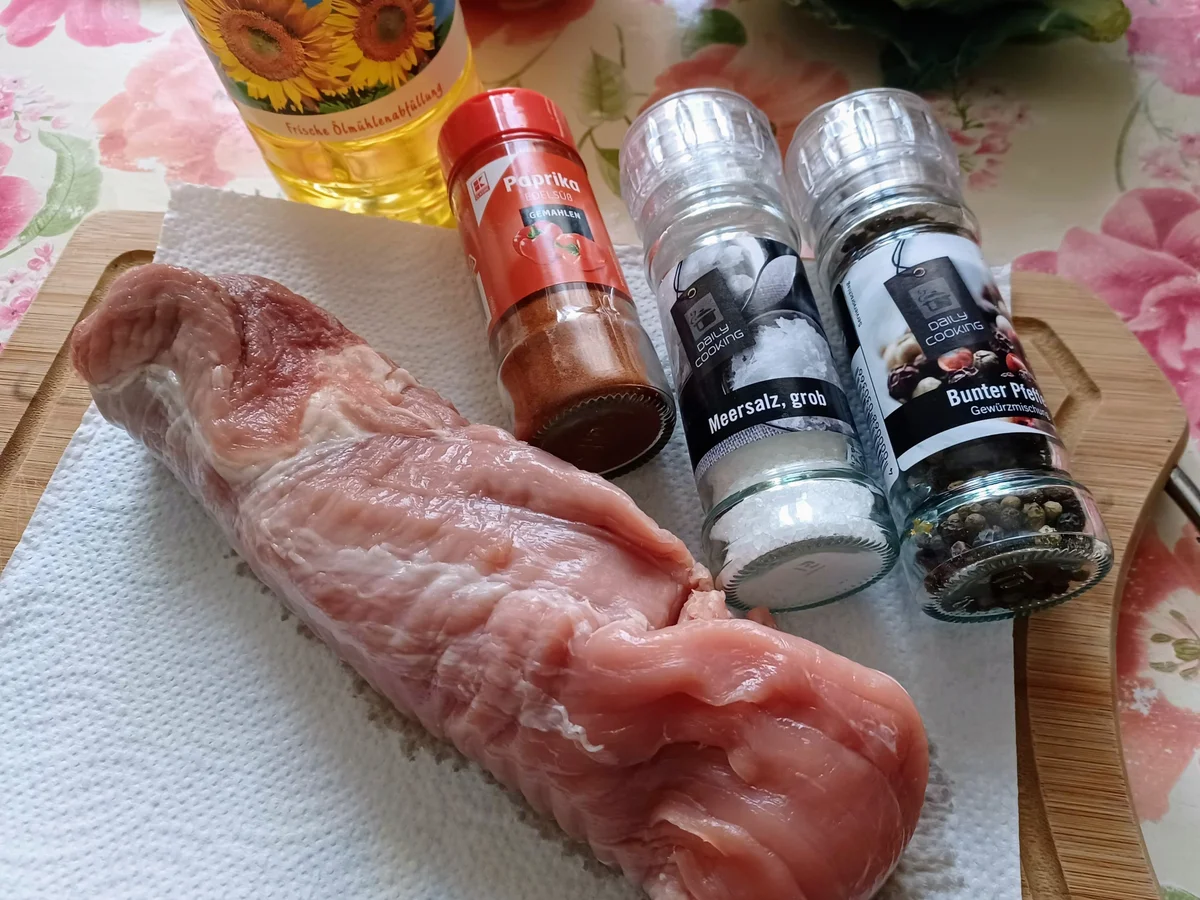 Rezept: Champignonsahnesoße mit Medaillons Bild Nr. 16061 Champignonsahnesoße mit Medaillons - Rezept - Bild Nr. 16061