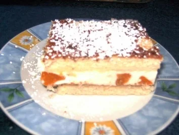 Mandarin-Quark-Schnitten - Rezept