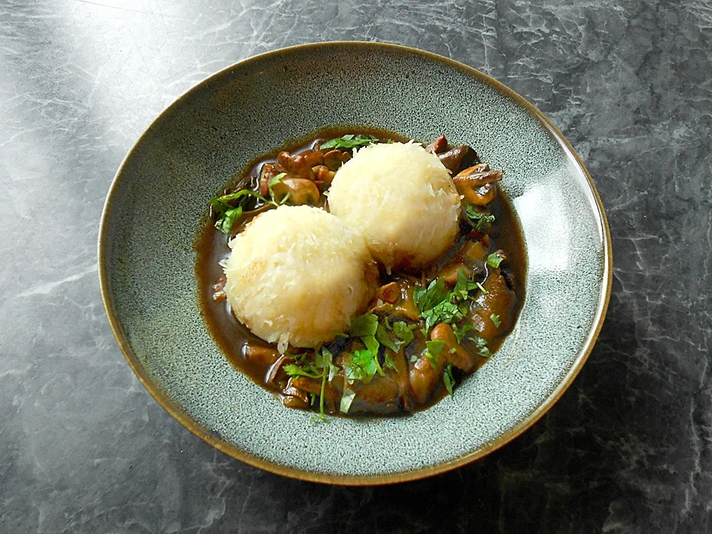 Rezept: »Gekochte Kließ unn Schwammebrie« Bild Nr. 16061 »Gekochte Kließ unn Schwammebrie« - Rezept - Bild Nr. 16061