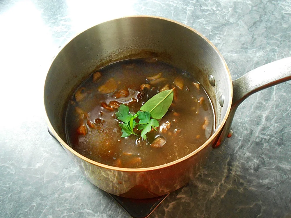 Rezept: »Gekochte Kließ unn Schwammebrie« Bild Nr. 16066 »Gekochte Kließ unn Schwammebrie« - Rezept - Bild Nr. 16066