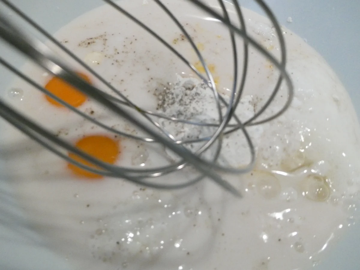 Kartoffel-Kräuter-Waffeln mit Bacon und Kräuterquark - Rezept - Bild Nr. 16066