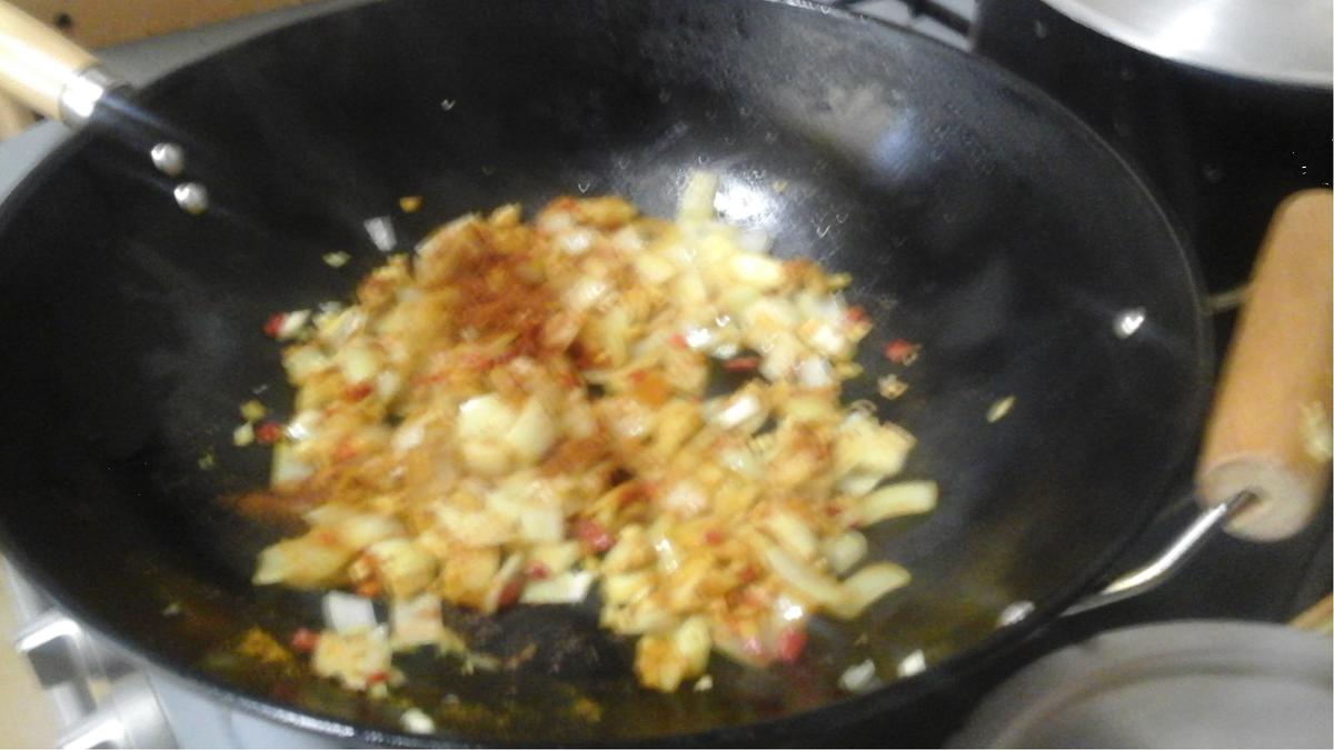 Hähnchenbrustfilet-Curry mit Gemüsemix, Honigkarotten und Drillingen - Rezept - Bild Nr. 12