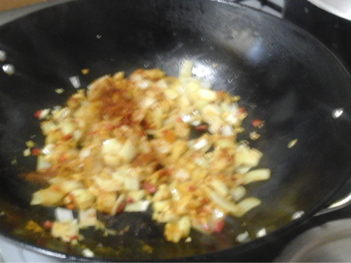 Hähnchenbrustfilet-Curry mit Gemüsemix, Honigkarotten und Drillingen - Rezept - Bild Nr. 12