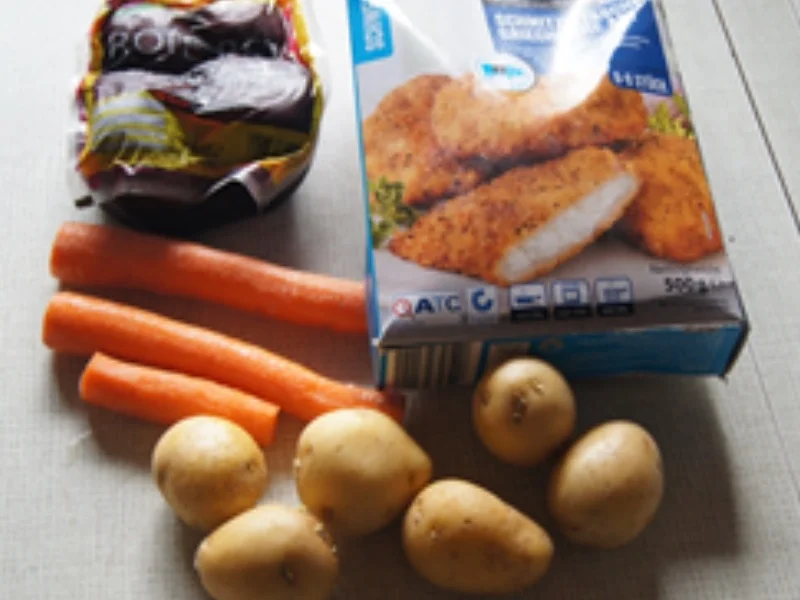 Schnitzeltasche griechischer Art mit Rote Bete Salat und Möhren-Kartoffel-Stampf - Rezept - Bild Nr. 3