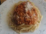 Spaghetti mit extra Sauce Bolognese - Rezept - Bild Nr. 3