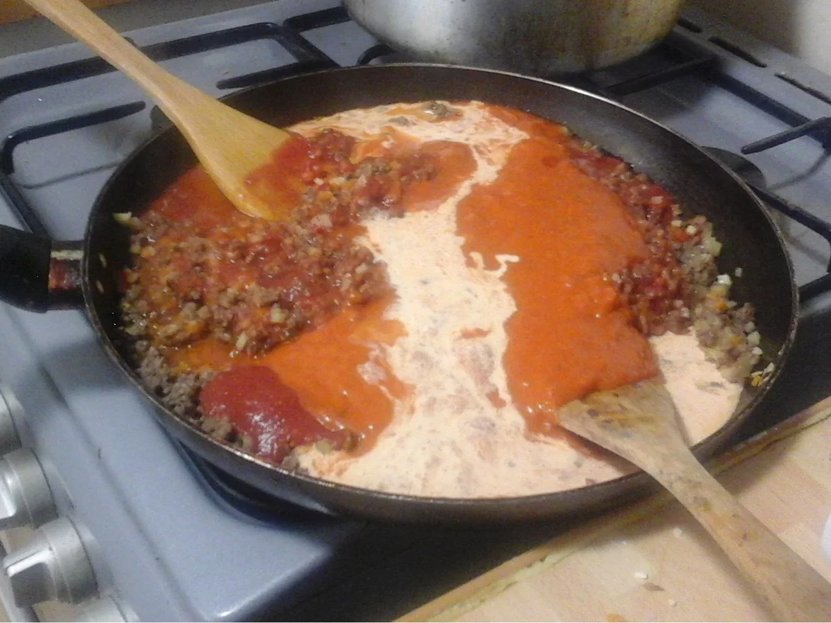 Spaghetti mit extra Sauce Bolognese - Rezept - Bild Nr. 18