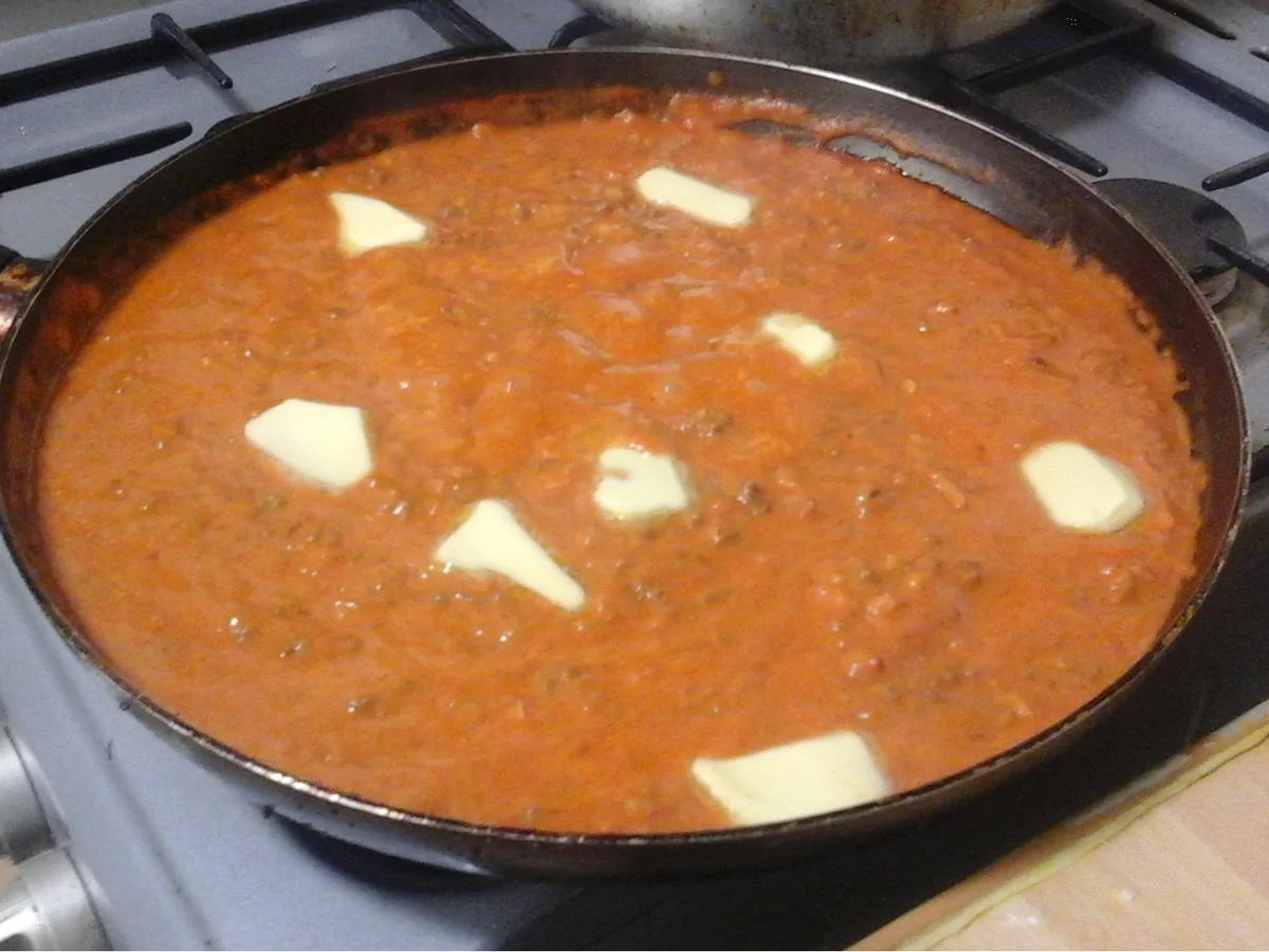 Spaghetti mit extra Sauce Bolognese - Rezept - Bild Nr. 20