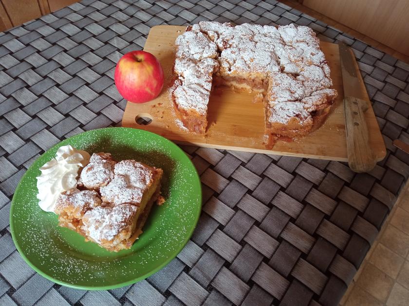 Apfelkuchen Szarlotka Torte zur kochbar Challenge August 2022 - von Ottto1