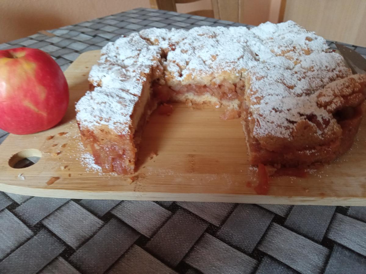 Apfelkuchen " Szarlotka"Torte zur kochbar Challenge August 2022 - Rezept - Bild Nr. 16083