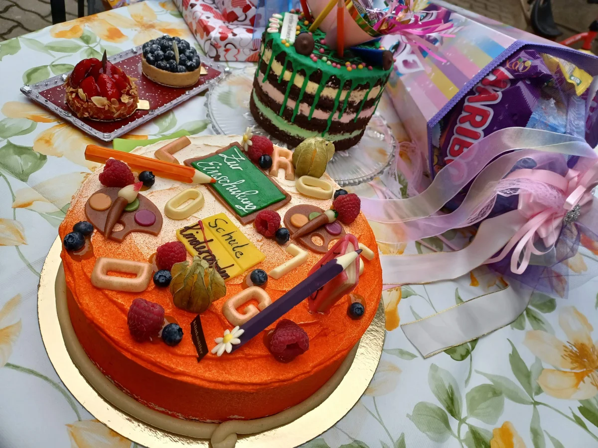 Torte zur Einschulung zur kochbar Challenge August 2022 - Rezept - Bild Nr. 16068