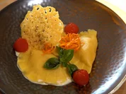 Zweierlei italienische Pirogi mit Ofengemüse und Parmesanchip - Rezept - Bild Nr. 16061