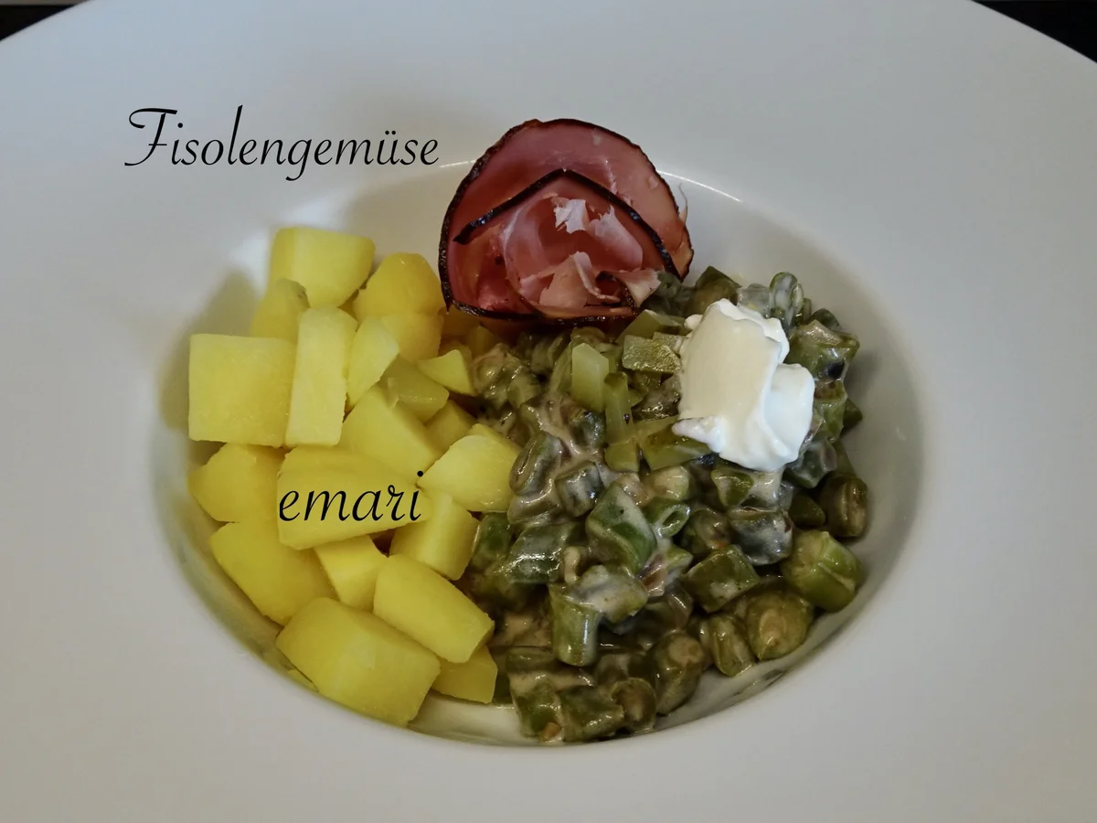 Fisolengemüse - Hausmannskost modern interpretiert - Rezept - Bild Nr. 16075