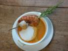 Krustentiercappuccino mit Garnele und Jakobsmuschel - Rezept - Bild Nr. 16067