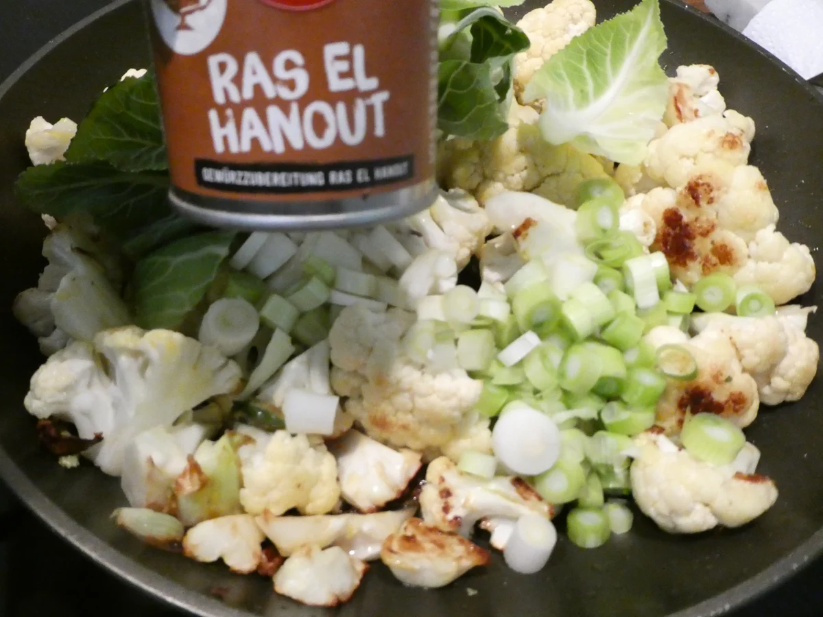 Linsen-Gemüse-Eintopf mit geröstetem Blumenkohl - Rezept - Bild Nr. 16078